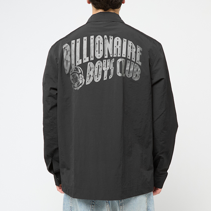 Billionaire Boys Club Arch Logo Nylon Overshirt black noir 88771 4