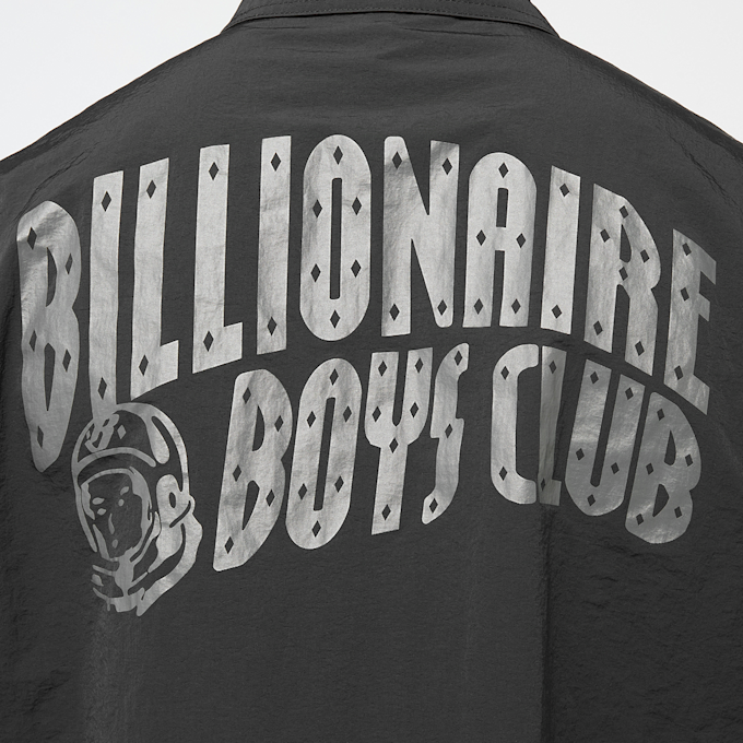 Billionaire Boys Club Arch Logo Nylon Overshirt black noir 88771 6
