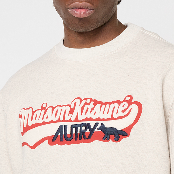 Autry&nbsp; x Maison Kitsune Sweatshirt beige 89758 5