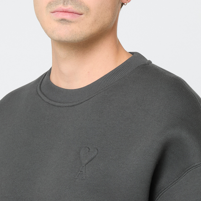 AMI PARIS&nbsp; Sweat Big ADC gris 88898 5