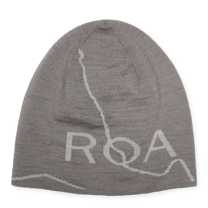 ROA&nbsp; Logo Wool Beanie gris 89507 1