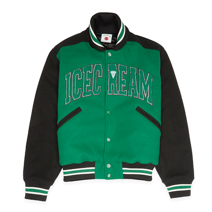 ICECREAM College Varsity Jacket green 89797 1