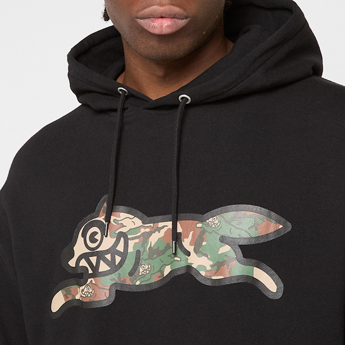 ICECREAM Woodland Camo Running Dog Popover Hood black 90407 5