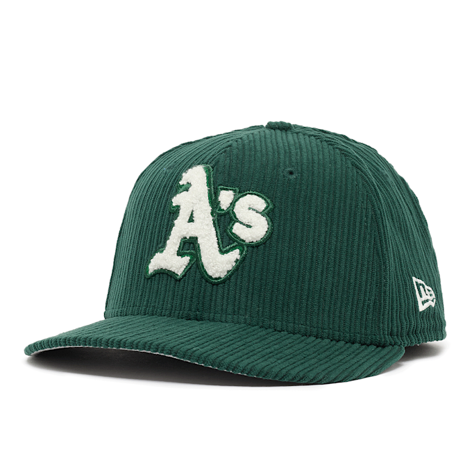 New Era Chenille Pop Oakland Athletics Cap green 89801 1
