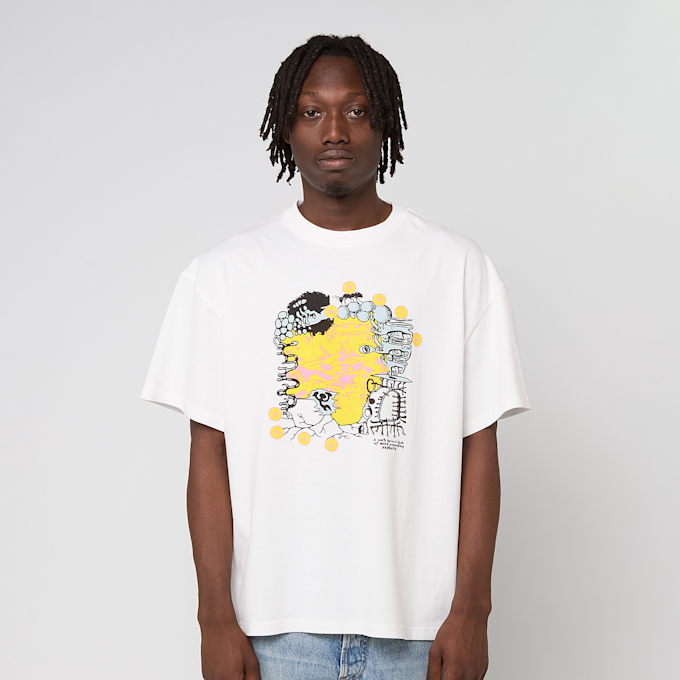 Brain Dead Euphoria T-Shirt weiß 91444 2