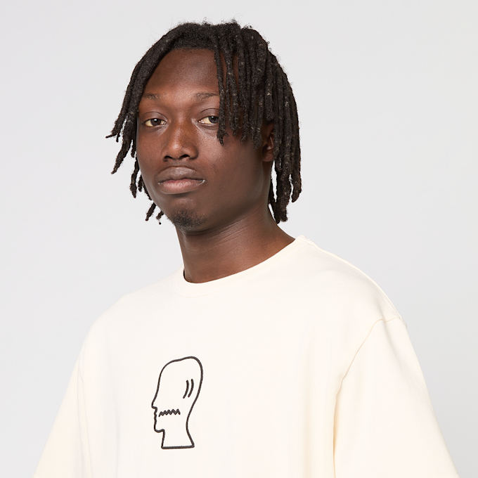 Brain Dead Heavyweight 3D Embroidery Logohead T-Shirt beige 91456 5