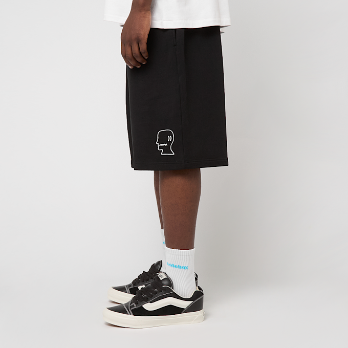 Brain Dead Logohead Rugby Short zwart 89330 3
