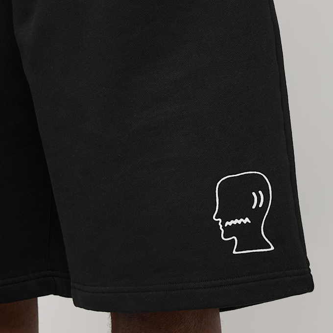 Brain Dead Logohead Rugby Short zwart 89330 6