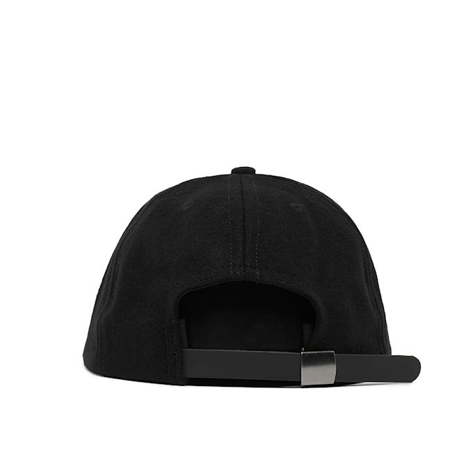 Brain Dead Flannel Logohead 6 Panel Hat black 86011 2