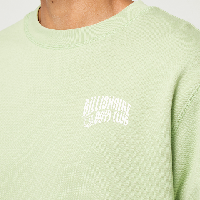 Billionaire Boys Club&nbsp; Small Arch Logo Crewneck pistachio vert 92265 5