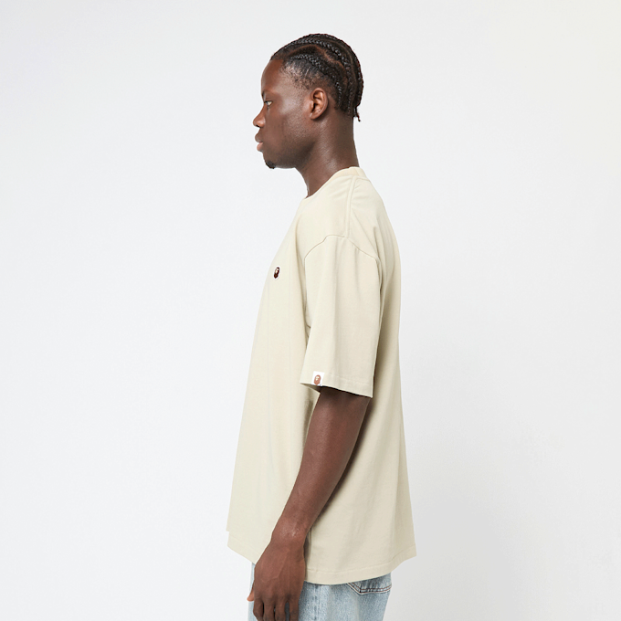 A Bathing Ape&nbsp; One Point Relaxed Fit Tee beige 92413 3