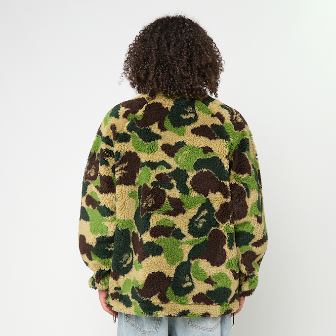 A Bathing Ape ABC Camo Metal One Point Boa Jacket M green 92457 4