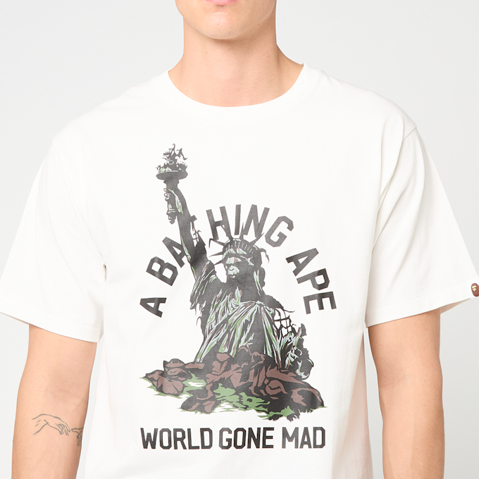 A Bathing Ape&nbsp; Statue Of Liberty Tee M blanc 92472 3