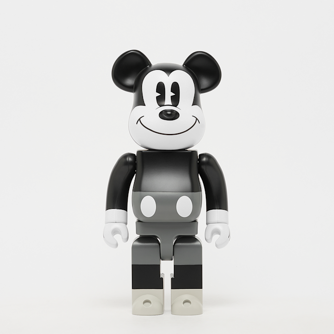 Medicom&nbsp; Bearbrick Mickey Mouse B&W Ver (Mickey Mouse & Friends) 400% noir 92624 1