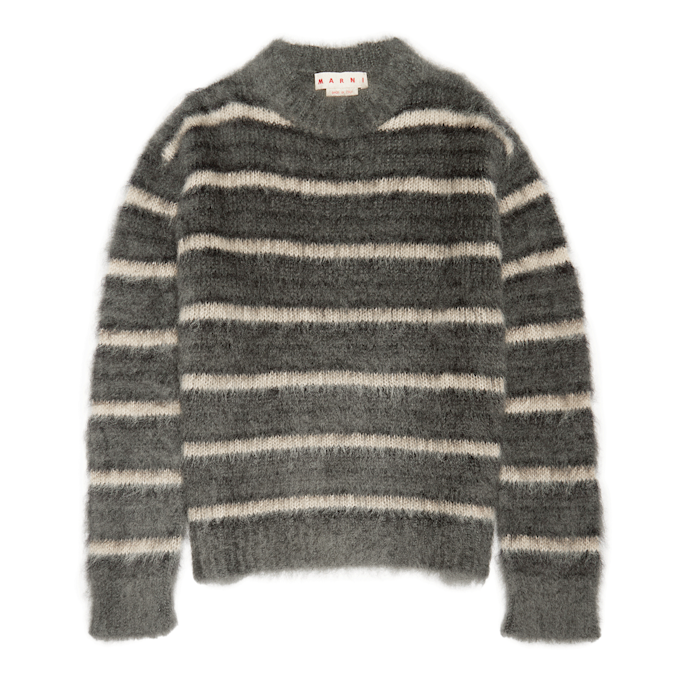Marni Roundneck Sweater gris 92735 1