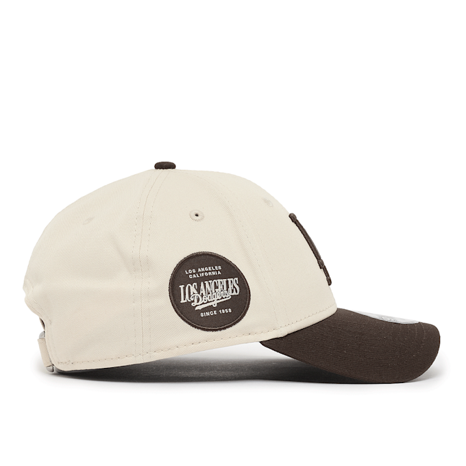 New Era Side Patch 9Forty® Los Angeles Dodgers Cap Beige 92934 3