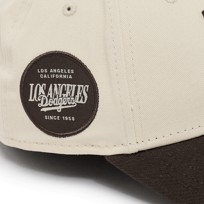 New Era Side Patch 9Forty® Los Angeles Dodgers Cap Beige 92934 5