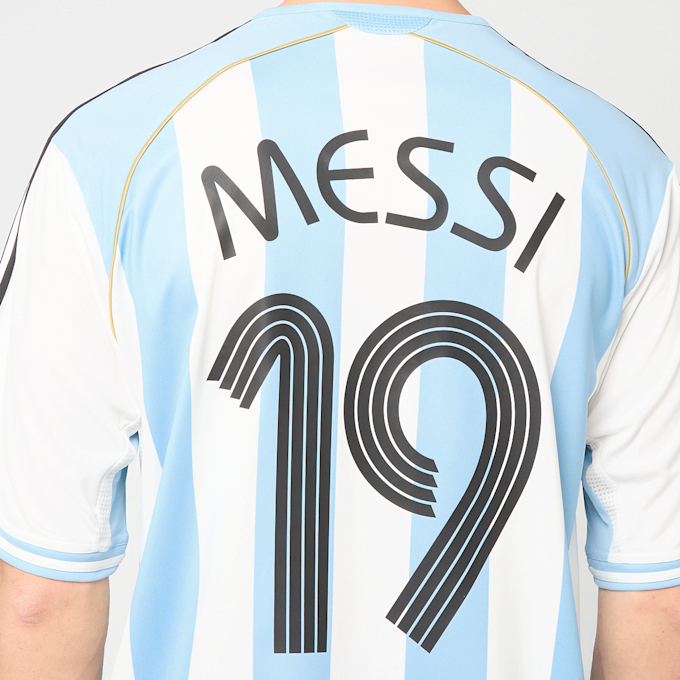 adidas Originals Argentina Home Jersey 2006 Messi white 93216 6