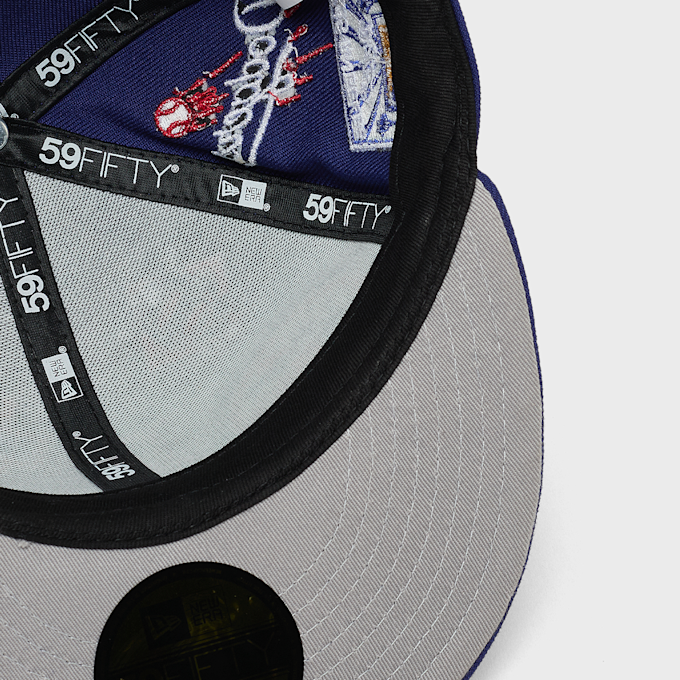New Era 59Fifty All Over Los Angeles Dodgers blauw 95239 4