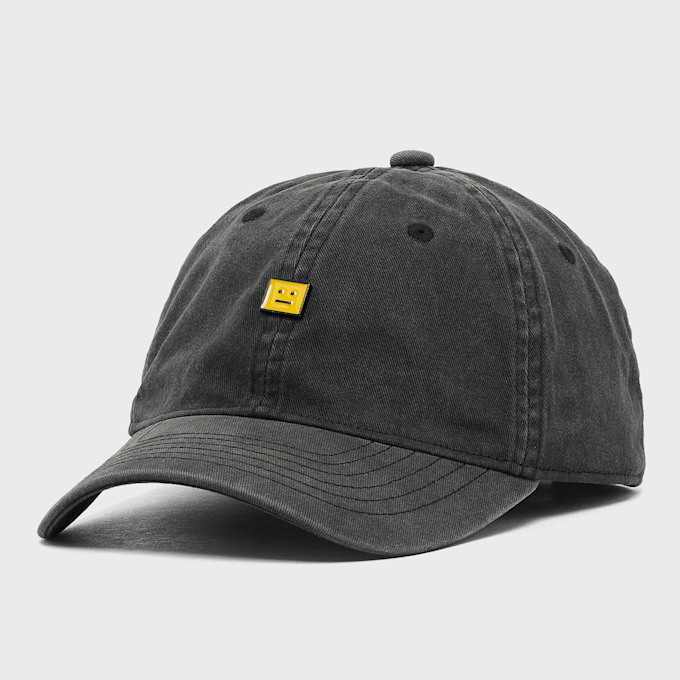 Acne Studios Face Cap gris 95375 1