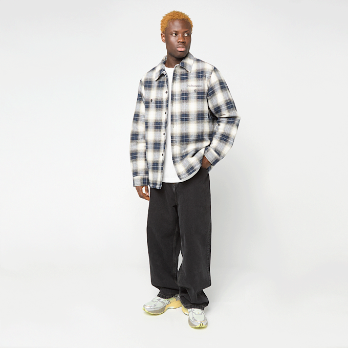 No Problemo Mino Problemo Checkered Overshirt blau 95401 2