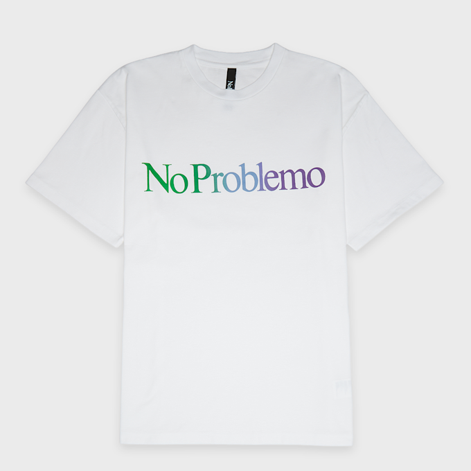 No Problemo No Problemo Gradient SS Tee blanc 95407 1