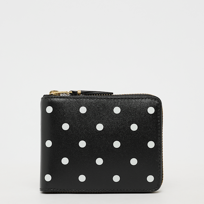 Comme des Garcons Wallet&nbsp; Dots Printed Leather Line noir 95424 1