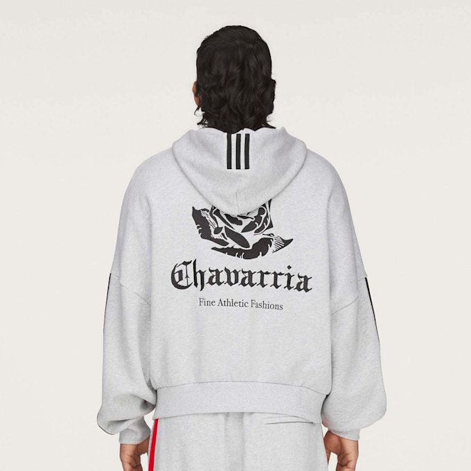 adidas Originals x Willy Chavarria FZ Hoodie Grau 95760 3