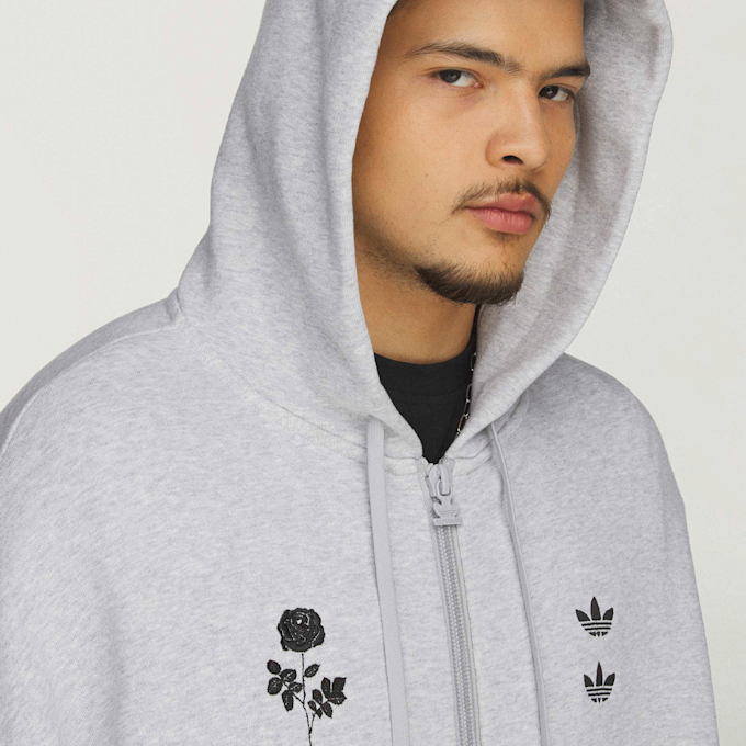 adidas Originals x Willy Chavarria FZ Hoodie Grau 95760 6