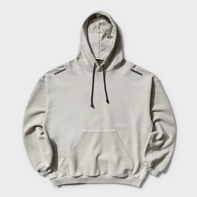 Umbro by Slam Jam Lasered Masked Hoodie grey 95886 1