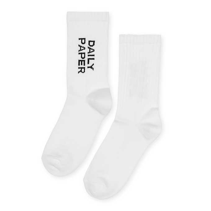 Daily Paper Logotype Socks wit 95955 1