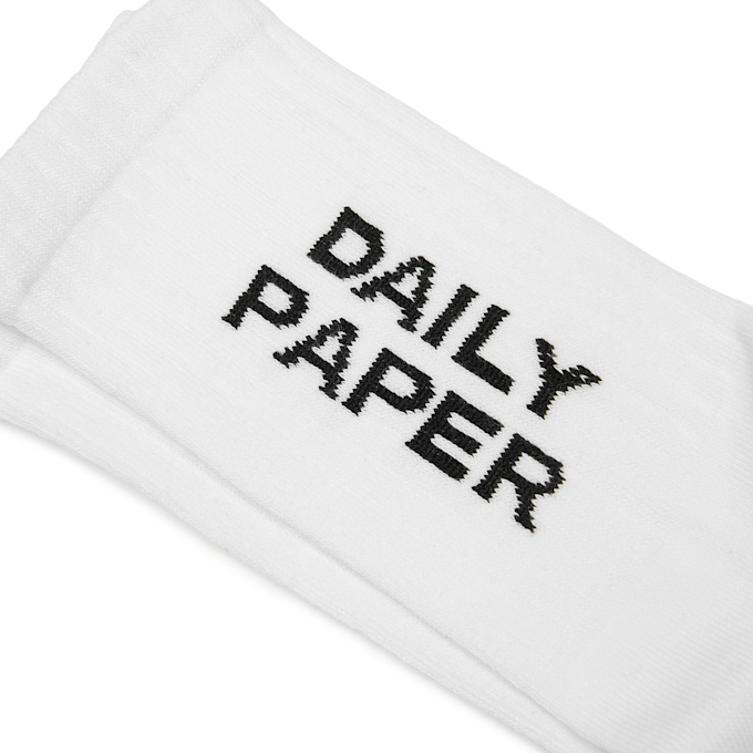 Daily Paper&nbsp; Logotype Socks blanc 95955 3