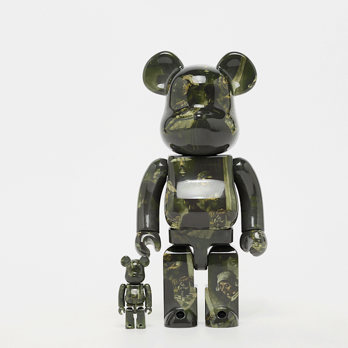 Medicom Bearbrick Van Gogh The Potato Eaters 400% & 100% multicolor 96170 1
