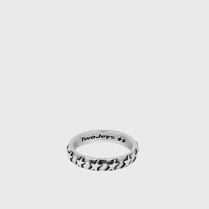 TwoJeys Star Studded Ring argent 97531 2