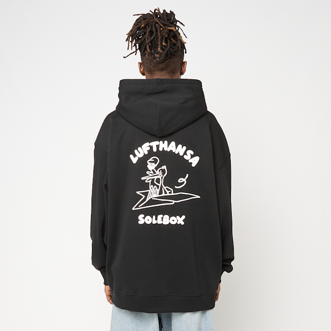 solebox x Lufthansa Paperplane Hoodie schwarz 99193 4