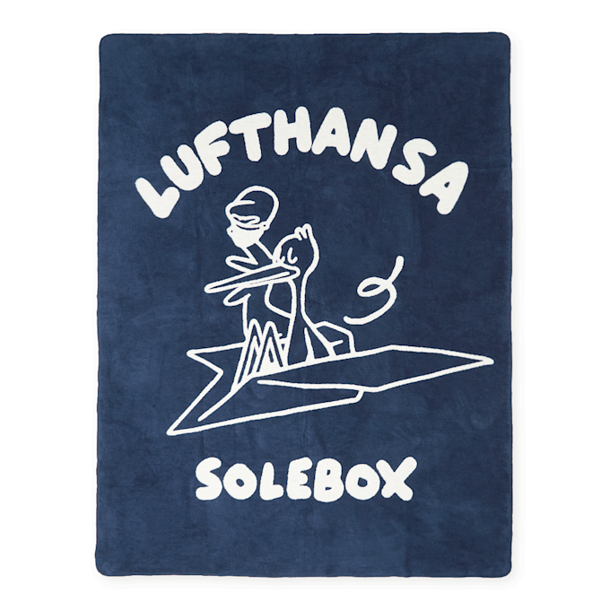 solebox x Lufthansa Blanket bleu 99196 1