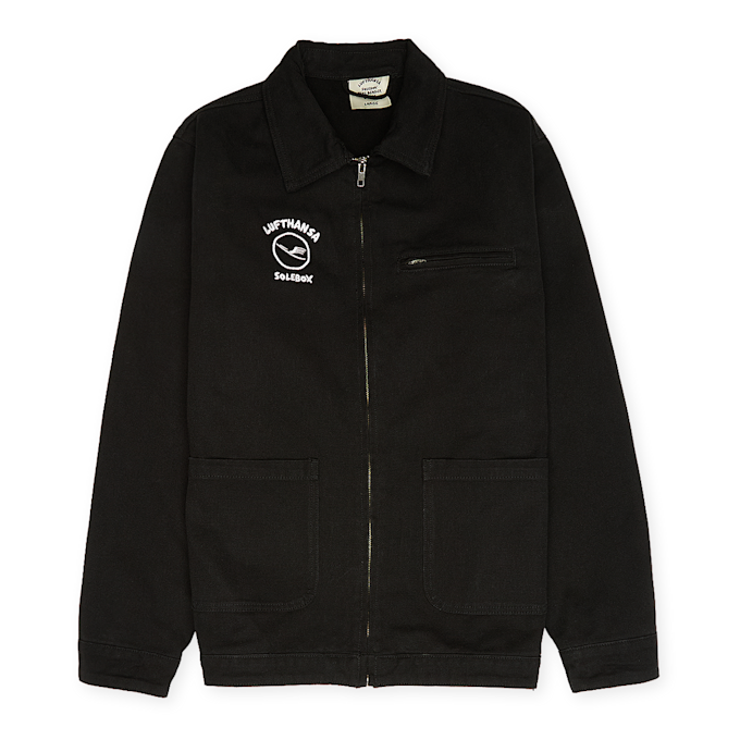 solebox x Lufthansa Jacket Paperplane noir 99201 1