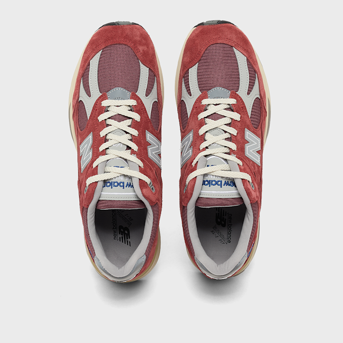 New Balance U991RS2 Made in UK 991V2 Vintage Sports Red 99222 4