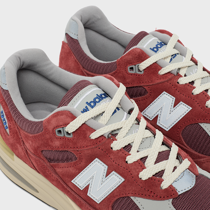 New Balance U991RS2 Made in UK 991V2 Vintage Sports Red 99222 6
