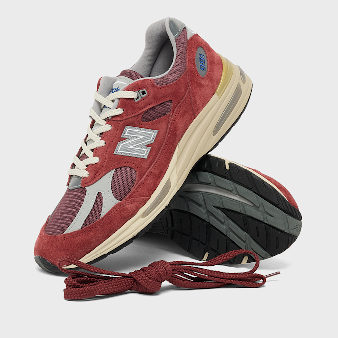 New Balance U991RS2 Made in UK 991V2 Vintage Sports Red 99222 7