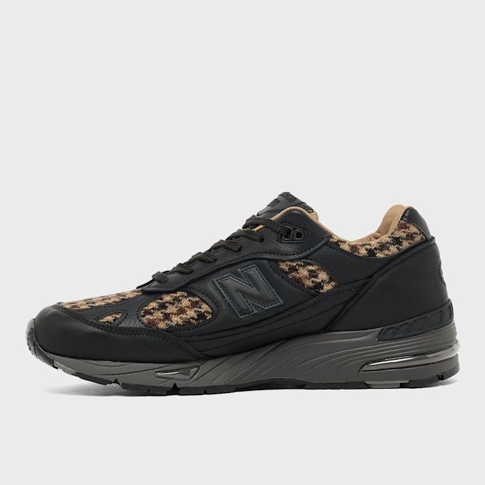 New Balance 991 V1 Made in UK Tweed Luxe Leather (M991HT1) zwart 99225 3