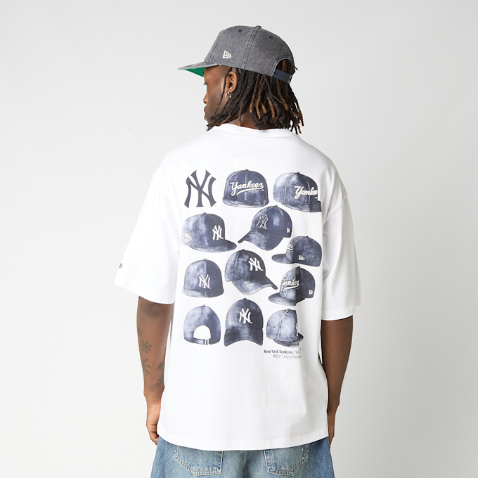 New Era MLB Cap Graphic Os Tee New York Yankees blanc 99240 3