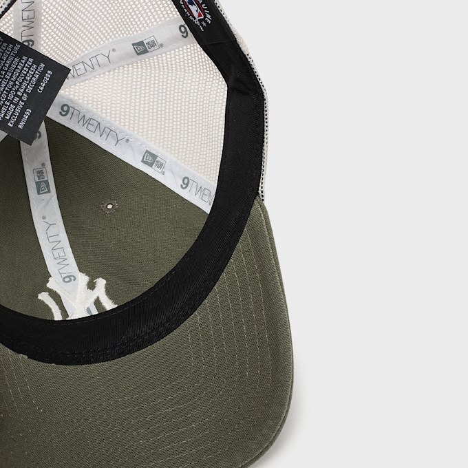 New Era Cotton Canv 9Twenty® Trucker New York Yankees groen 99255 3