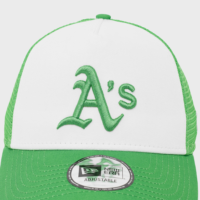 New Era League Essential Trucker Cap Oakland Athletics blanc 99261 4