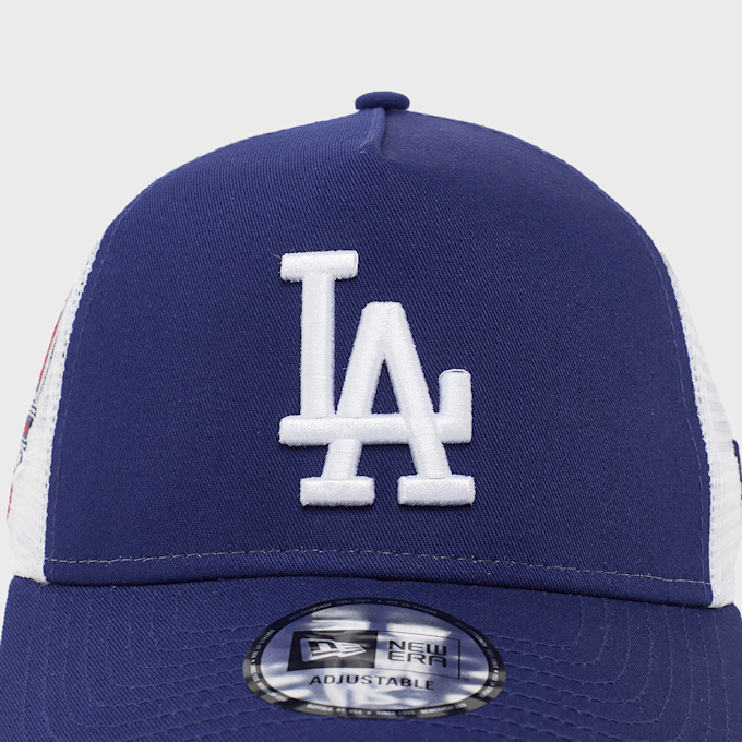 New Era Side Patch Trucker blauw 99262 5