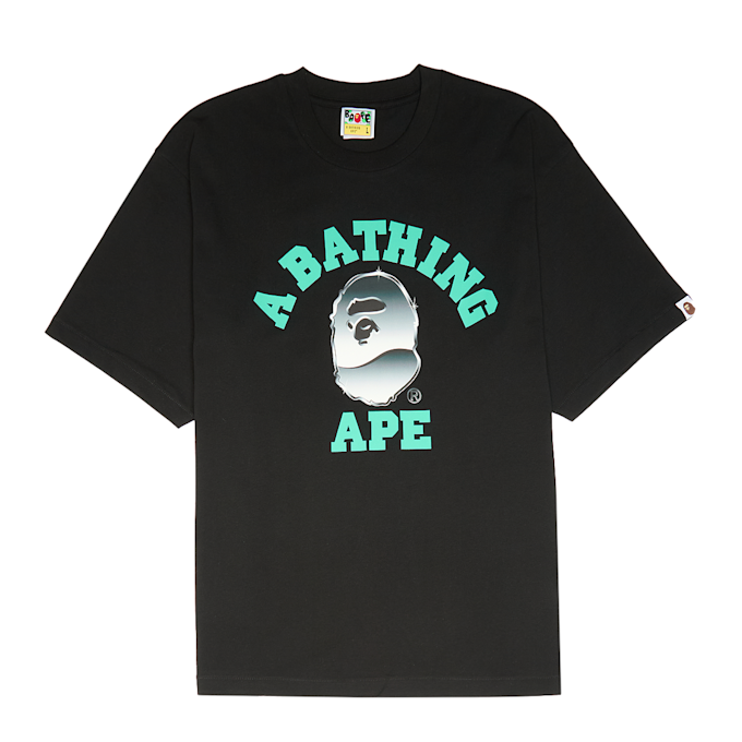 A Bathing Ape x Solebox College Relaxed Fit Tee zwart 99389 1