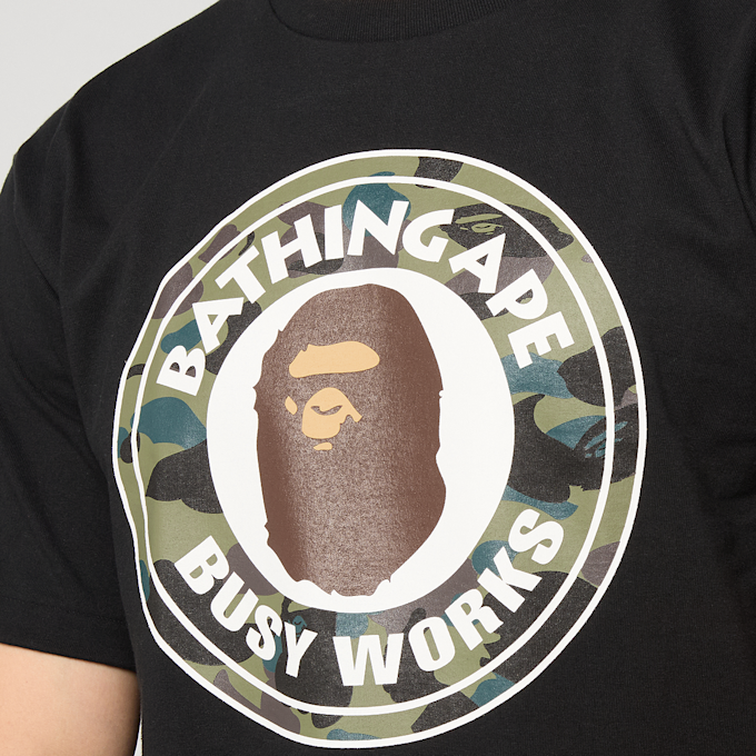 A Bathing Ape&nbsp; 1st Camo Busy Works Tee M noir 99432 3