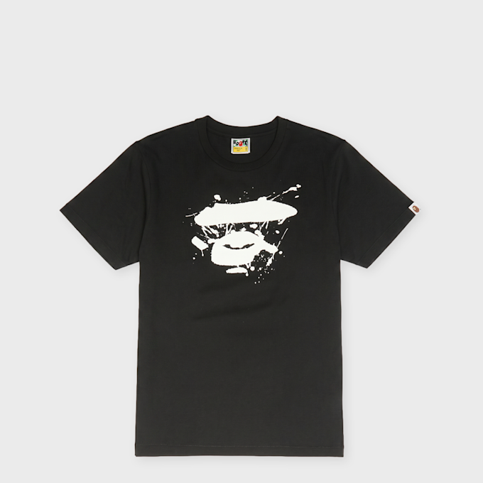 A Bathing Ape Graffiti Ape Face Tee schwarz 99505 1