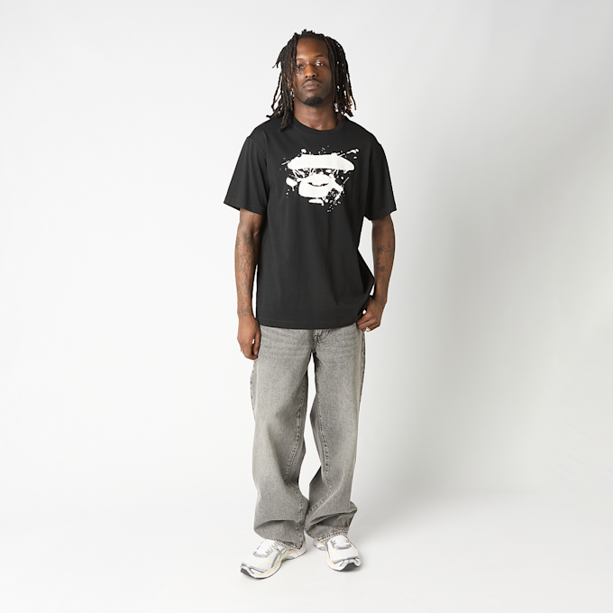 A Bathing Ape Graffiti Ape Face Tee noir 99505 2