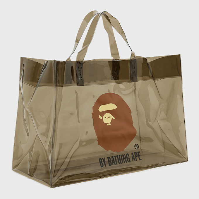 A Bathing Ape Ape Head Clear Bag Braun 99528 2
